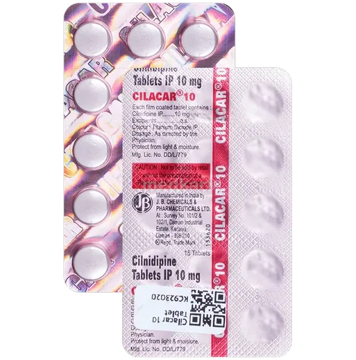 cilacar 10mg tablet 15's